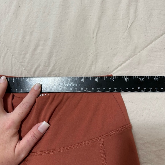 Madewell MWL Women’s Athletic Leggings Dusty Rose Red Activewear Size XS - Picture 5 of 8